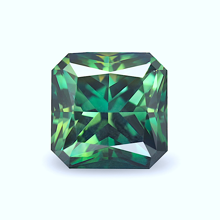 Teal green sapphire